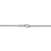 Black Bow Jewelry 1.95mm 14k White Gold Polished Flat Cable Chain Necklace - 4 of 4