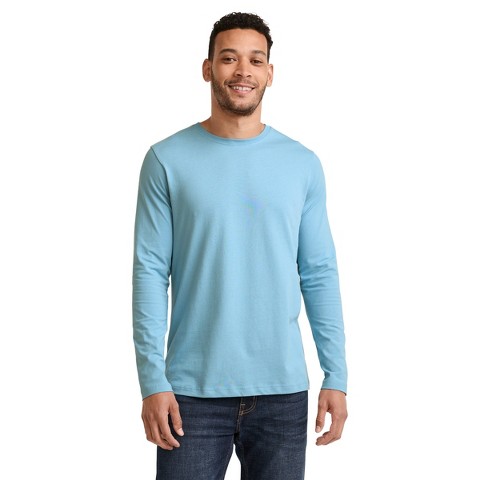 Мужские футболки Jockey Men's Made2Fit Long Sleeve Crew Neck T-Shirt 2XL Coastline
