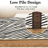 Washable Runner Rug Modern Abstract Runner Non Slip Non Shedding Kitchen Rugs, Rubber Backed Entryway Rug, Soft Low Pile Neutral - 3 of 4