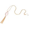 Boho Arrowhead Y-Necklace - Long Acrylic Pendant Statement Jewelry for Women - 4 of 4