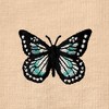 Dalix Butterfly Embroidered Cotton Relaxed Fit Short Sleeve Crewneck Tee Shirt Women - 4 of 4