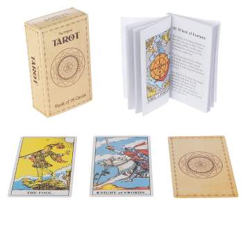 Tarot Cards with Guidebook – Classic 78-Card Oracle Deck with Smooth Finish – Tarot Card Set Suitable for Beginners or Enthusiasts by Trademark Games