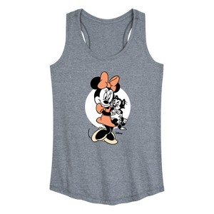 Women's - Disney Classics - Minnie And Figaro Graphic Racerback Tank - 1 of 4