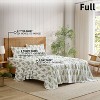HLC.ME Floral Multi-Piece Bed Sheets Set - Wrinkle Resistant & Ultra Soft - Fits Mattresses up to 15 Inches Deep - 3 of 4