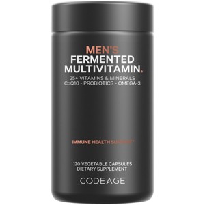 Codeage Men's Daily Multivitamin, 25+ Vitamins & Minerals, Probiotics, Digestive Enzymes - 120ct - 1 of 4