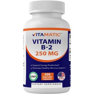 Vitamin B2 250 mg - 200 Capsules - 1 of 4
