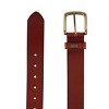 Chaps Men's 38mm Burnished Edge Leather Casual Belt - 2 of 4