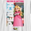 Boy's The Super Mario Bros. Movie Peach She Can Do Anything Poster T-Shirt - 2 of 4