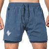 Zilpu Men's Quick Dry Athletic Performance Shorts wi/Zipper Pocket (5 inch) - 4 of 4