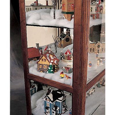 Windsor Cherry Lighted Traditional Curio Cabinet