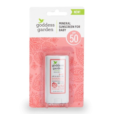 Goddess Garden Baby Sunscreen Stick SPF 50 - .6oz