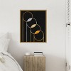 Amanti Art Metallic Meditation I by Grace Popp Framed Canvas Wall Art - 4 of 4