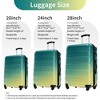HDZNVF 3 Piece Luggage Sets Gradient Color Expandable Suitcase with Spinner Wheels and TSA Lock Lightweight - 3 of 4