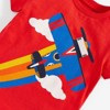 MyKids-USA Baby Boy Cartoon Graphic Red Fashion Cotton T Shirt Red 100 (2-3Y) - 4 of 4