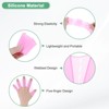 Unique Bargains Silicone Swimming Gloves Webbed Gloves Half-Finger Frog Type for Diving 2 Pairs - 2 of 4