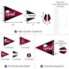 Big Dot of Happiness Maroon Grad - Best is Yet to Come - Triangle Burgundy Graduation Party Photo Props - Pennant Flag Centerpieces - Set of 20 - 3 of 4