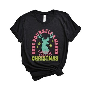 Simply Sage Market Women's Have Yourself A Merry Little Christmas Short Sleeve Graphic Tee - 1 of 4