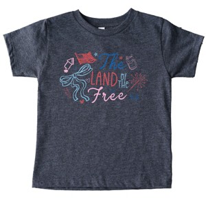 The Juniper Shop The Land Of The Free Coquette Toddler Short Sleeve Tee - 1 of 4