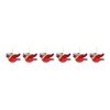 Glass Cardinal Bird Ornament (Set of 6) - 3 of 3