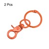 Unique Bargains DIY Craft Key Organization Lobster Claw Lanyard Swivel Clasps 2 Pcs - 3 of 4