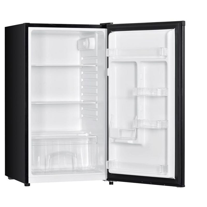 Impecca 3.2 CF Compact Mini Refrigerator with Glass Shelves - Black, 4 of 7