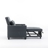 NicBex Modern Pull Out Sofa Bed Convertible Single Sofa Chair with Adjustable Back and USB Port for Living Room - 4 of 4