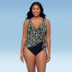 Trimshaper Women's Vera One-Piece Swimsuit - 1 of 3