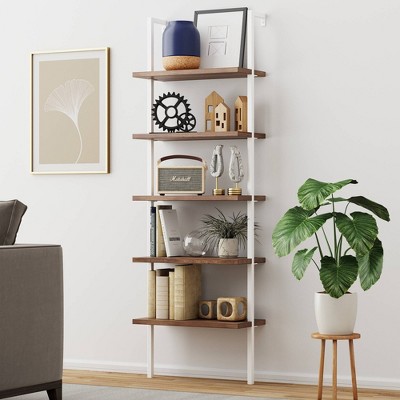 Target white ladder bookshelf discount