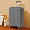 TOBILI 3 pcs/set in PP Spinner Wheel Luggage,Carry on Suitcase,Matching Color,Combination Lock,20"/24"/28" - 4 of 4