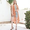 Anna-Kaci Women's Bohemian Crochet Lace Vest - 3 of 4