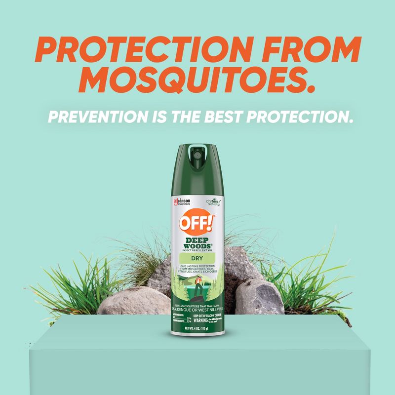 OFF! Deep Woods Dry Personal Bug Spray - 4oz, 6 of 16