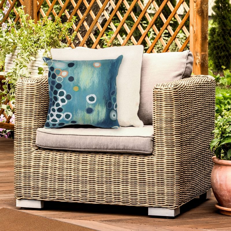Liora Manne Visions IV Abstract Indoor/Outdoor Pillow, 3 of 4