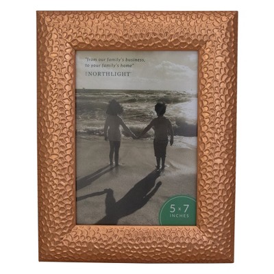 Northlight Textured Metal Picture Frame - for 5" x 7" Photo - Copper Finish