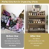 CIPACHO Narrow Entryway Shoe Storage Cabinet 2 Flip Drawers Slim Hidden Rack with Metal Leg for Hallway - 4 of 4