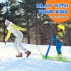 Costway Folding Snow Scooter W/Grip Handle Portable Snow Sled for Kids Teenagers - 4 of 4