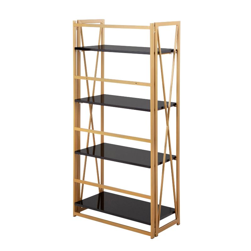 Folia 4 Shelf Vertical Bookcase - Lumisource, 4 of 10