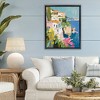 Stupell Industries Italian Coast Abstraction Floating Frame Canvas Art, Black, 25" x 31" - 3 of 4