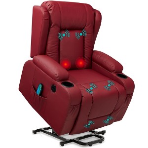 Best Choice Products Electric Power Lift Recliner Massage Chair Furniture w/ USB Port, Heat, Cupholders - 1 of 4