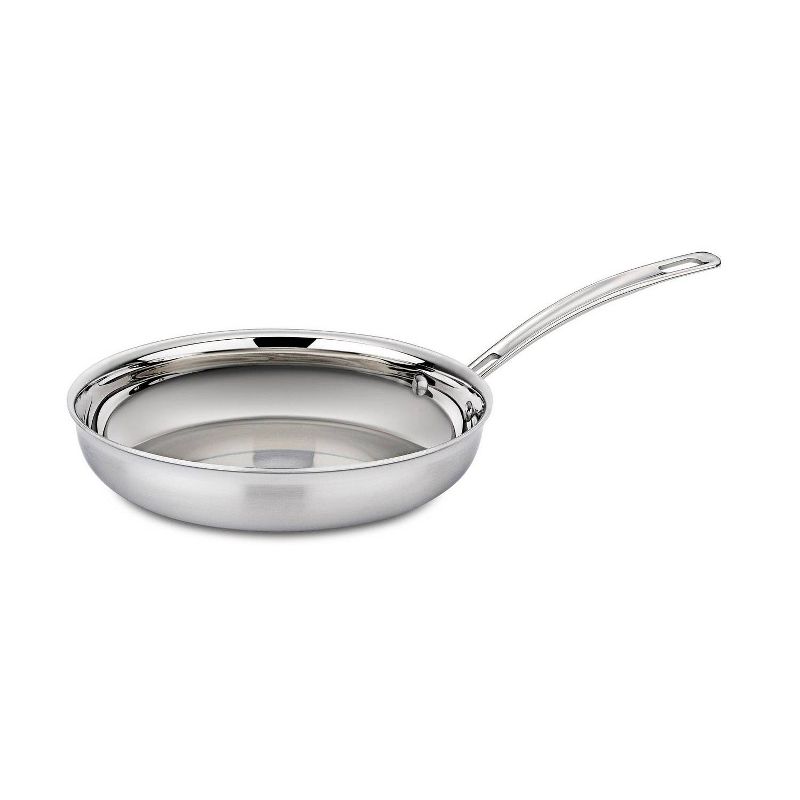 Cuisinart Classic MutliClad Pro 10&#34; Stainless Steel Tri-Ply Skillet MCP22-24N - Silver, 1 of 5