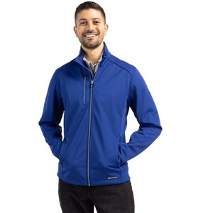 Cutter & Buck Evoke Eco Softshell Recycled Full Zip Mens Jacket - 1 of 2