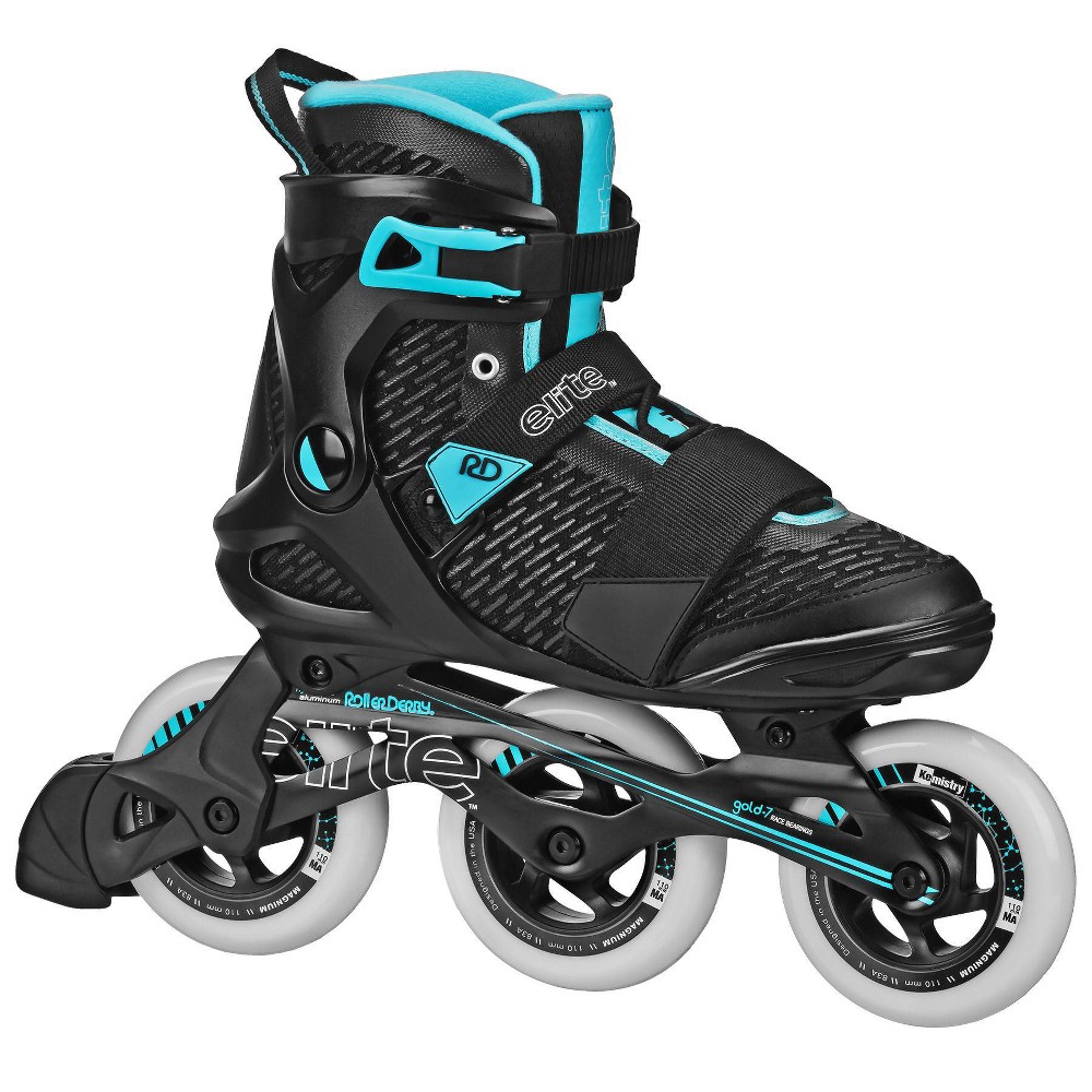 Photos - Roller Skates Roller Derby Elite Delta 110 Inline Skate - Blue 12