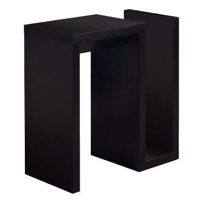 Monarch Specialties Accent Table Side End Narrow Small Living Room Bedroom Laminate Brown Contemporary Modern