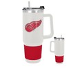 NHL Detroit Redwings White Colossus Travel Mug with Team Color Silicon Gripe - 40oz - 3 of 4