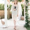 Anna-Kaci Women's Embroidered Floral Butterfly Duster Crochet Cardigan for Everyday Wear - 4 of 4
