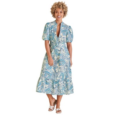 VENUS Womens Belted Maxi Dress