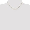 Black Bow Jewelry 1mm 10k Yellow Gold Classic Box Chain Necklace - 2 of 4