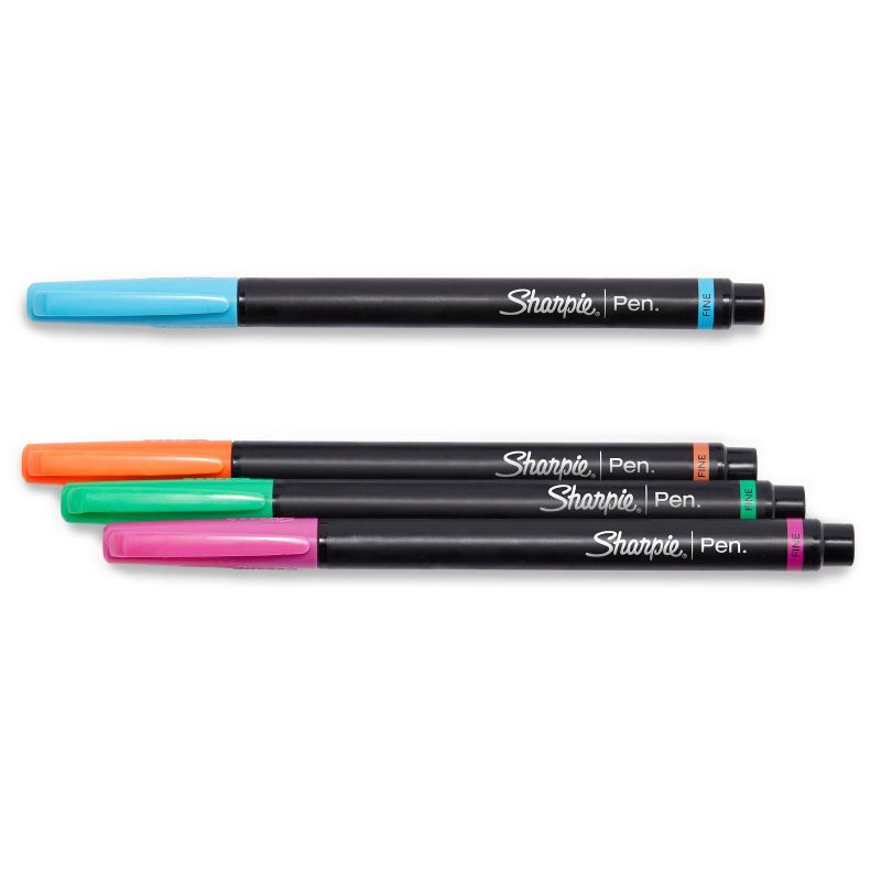 Sharpie 5pk Felt Marker Pens 0.4mm Fine Tip Multicolored, 3 of 10
