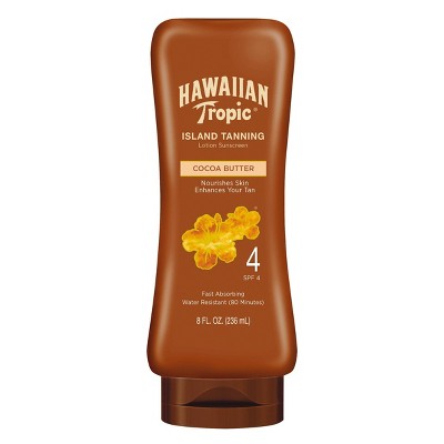 Hawaiian Tropic Dark Tanning Lotion Sunscreen - SPF 4 - 8oz