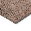 Salmon Charcoal And Beige Geometric Washable Indoor Outdoor Area Rug - 4 of 4