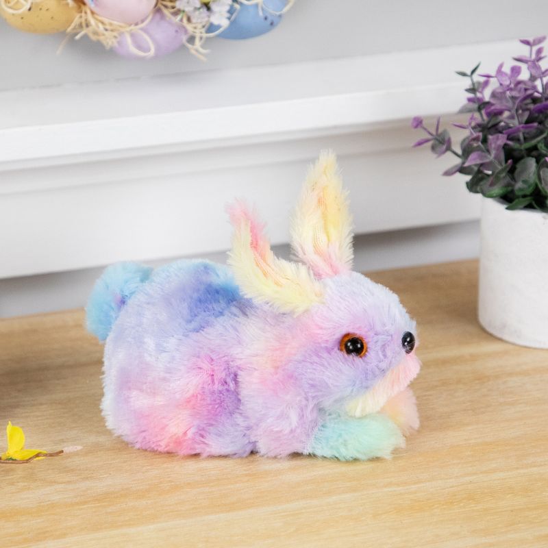 Northlight Plush Easter Bunny Tabletop Figurine - 7" - Multi-Color, 2 of 7